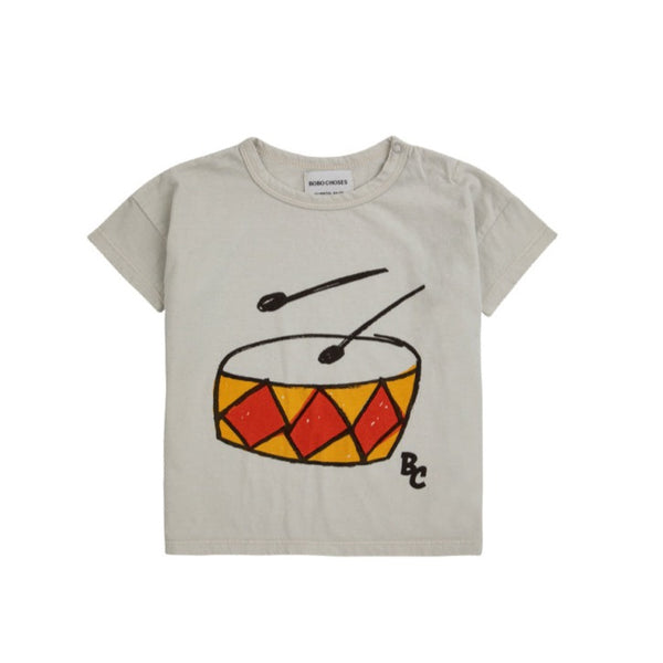 bobo choses play the drum baby t-shirt