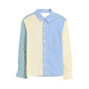 bellerose giulian shirt color block stripes