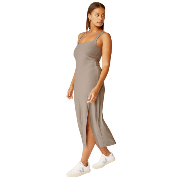 beyond yoga spacedye getaway dress birch heather