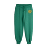 mini rodini skiing squirrel emb sweatpants green