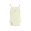 mini rodini car sp pointelle baby tank onesie off-white