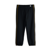 mini rodini plain piping sweatpants black