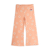 mini rodini flowers aop flared trousers pink