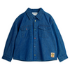 mini rodini denim prix long sleeve shirt blue