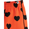 mini rodini hearts aop piping sweatpants red
