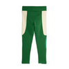 mini rodini wroom emb color block leggings green