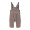 marmar copenhagen ruben baby overalls dark brownie stripe
