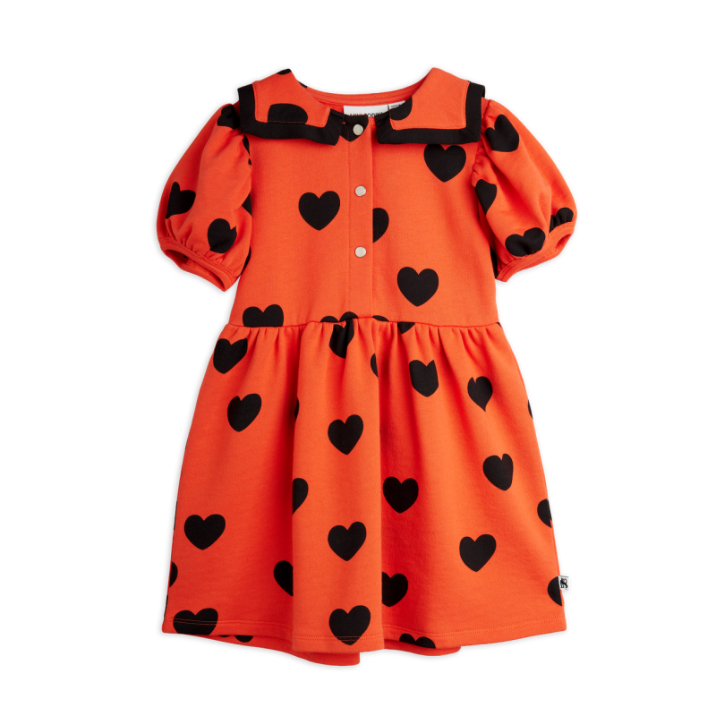 mini rodini hearts aop dress