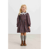 marmar copenhagen darcel dress chocolate check