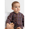 marmar copenhagen totoro baby shirt chocolate check