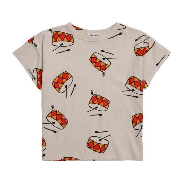 bobo choses play the drum all over t-shirt