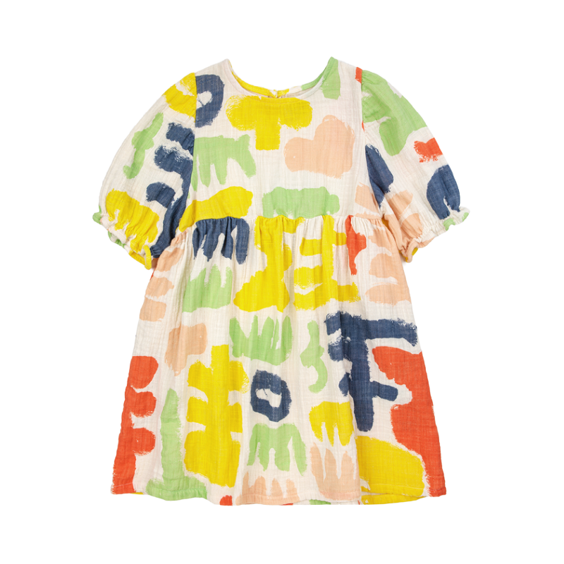 bobo choses carnival all over woven dress