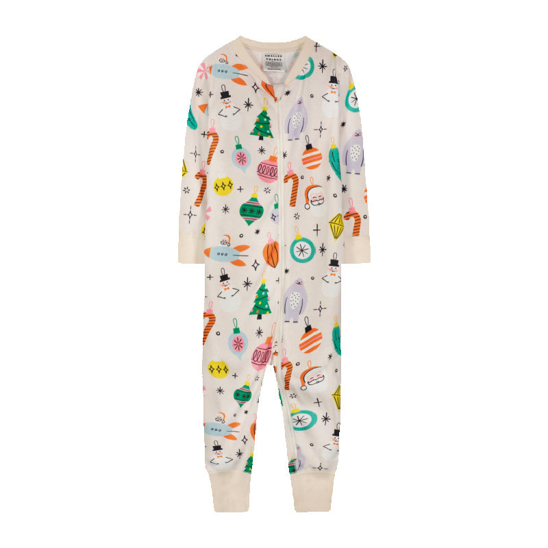 holiday ornaments baby pajamas