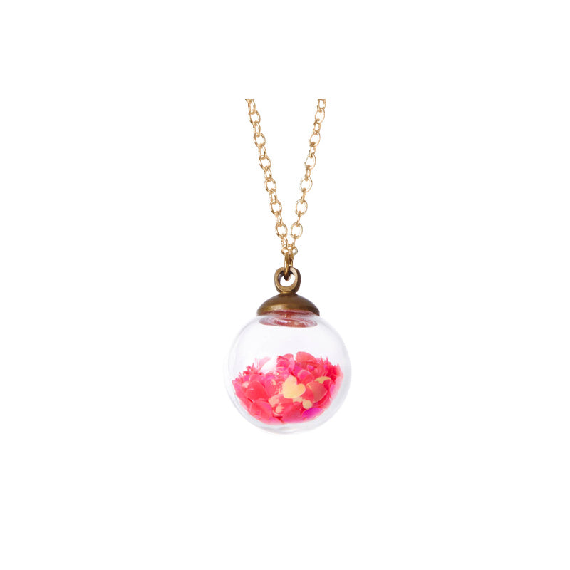 love potion crystal ball necklace