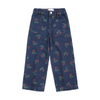 bobo choses stamp bloom all over denim pants navy blue