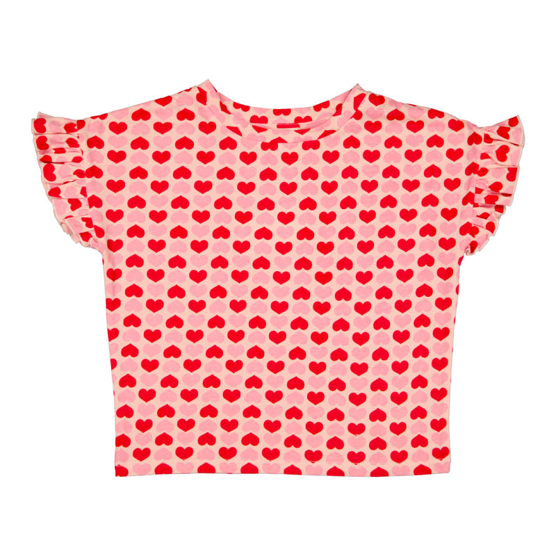 louis louise naomi t-shirt pink/red