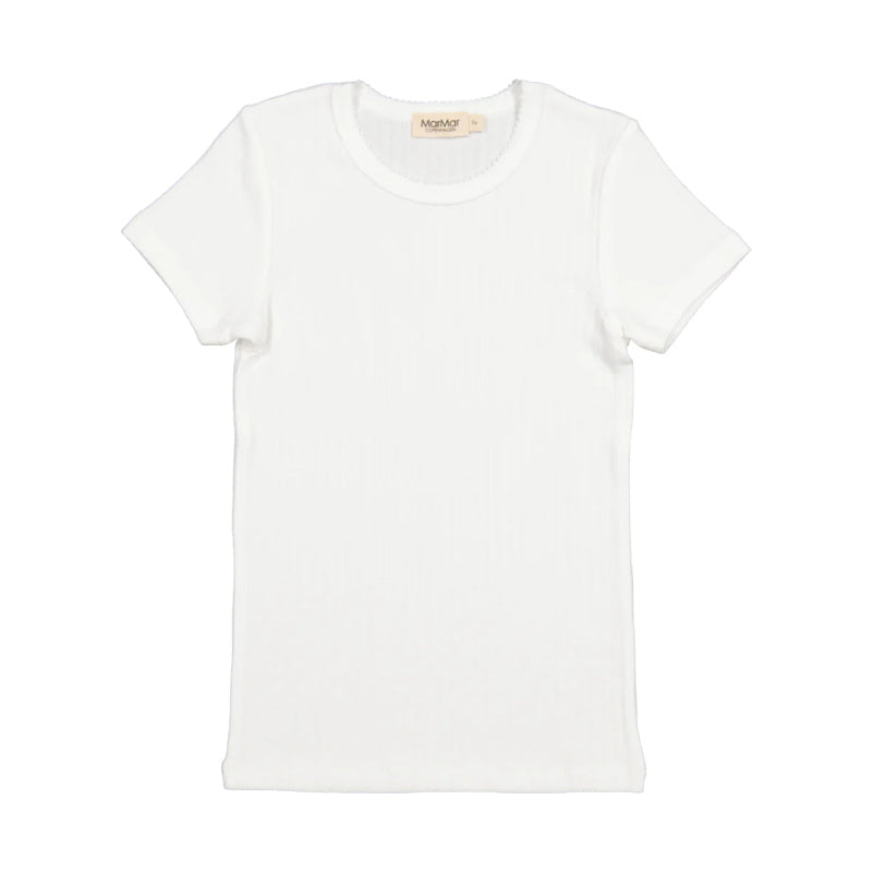 marmar copenhagen tamra short sleeve tee gentle white