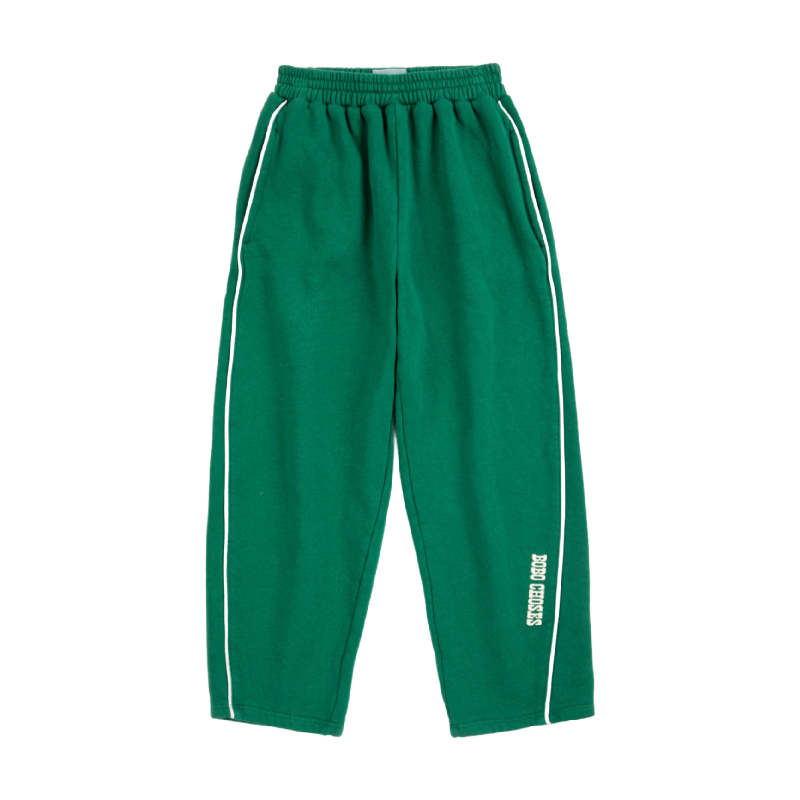 bobo choses straight jogging pants dark green