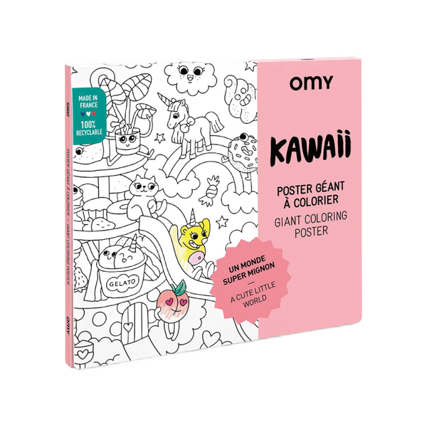 omy coloring poster kawaii