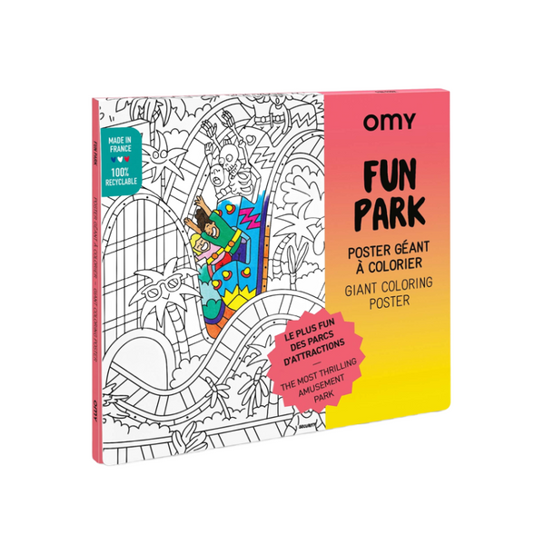 omy coloring poster fun park