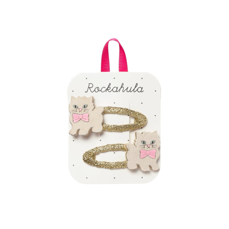cute kitten hair clips