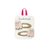 cute kitten hair clips