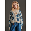 mipounet vivana cardigan ecru/blue