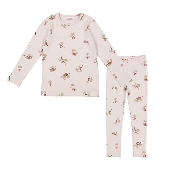 marmar copenhagen long sleeve t-shirt and leggings set gooseberry