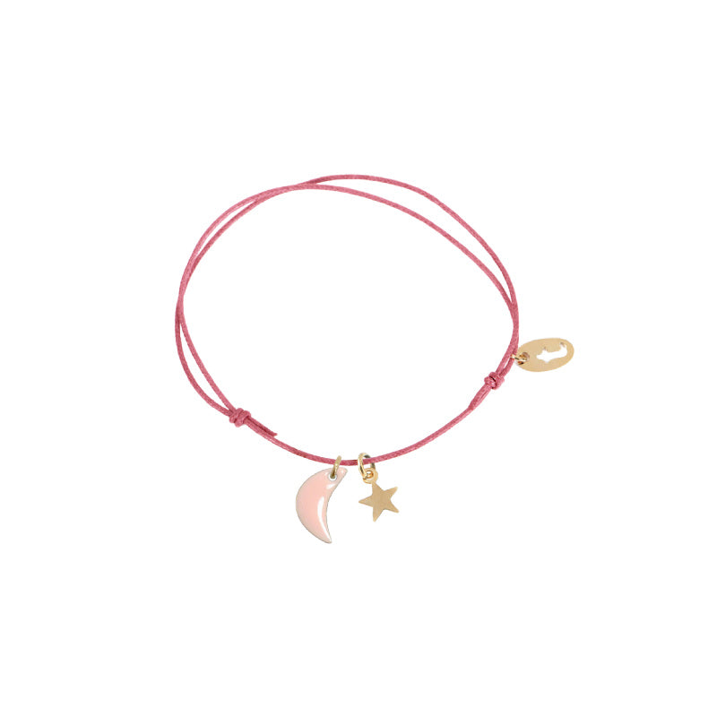 titlee moon and star charm bracelet