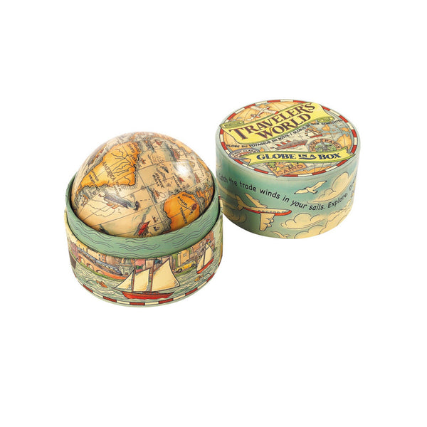 traveler's world globe in box