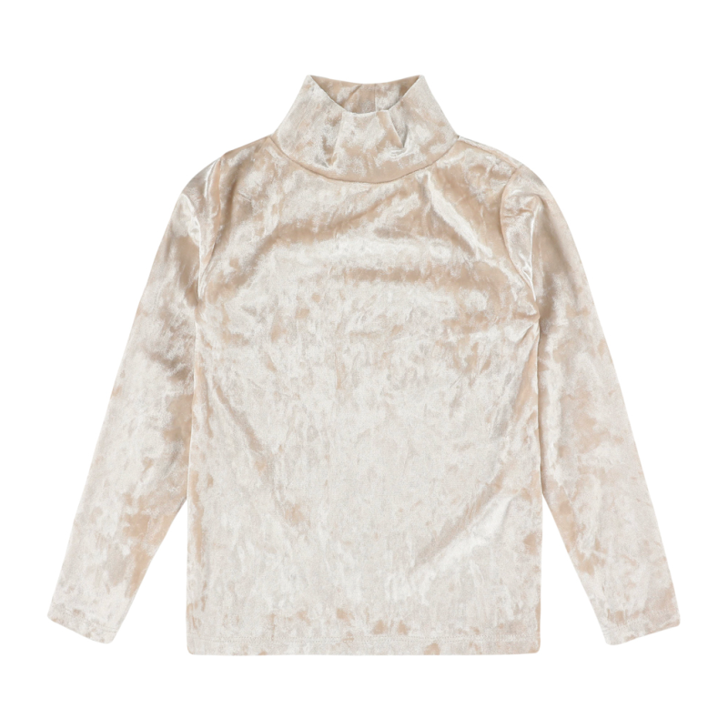 morley tyla velour turtleneck cream