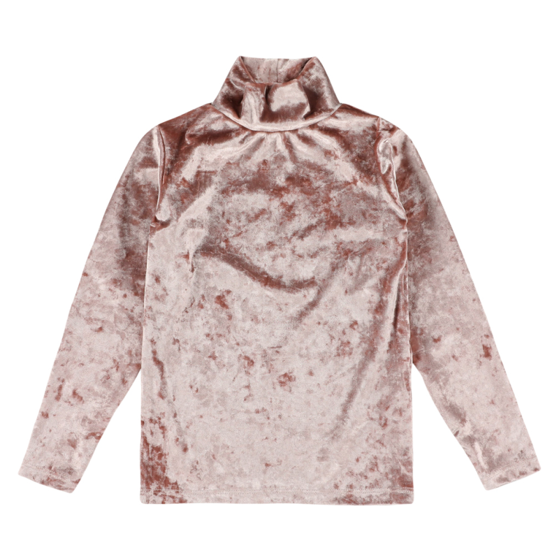 morley tyla velour turtleneck rose
