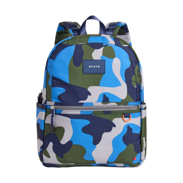 state bags kane kids double pocket travel backpack camo