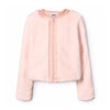 molo helen faux fur jacket rose hips