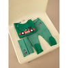 bobo choses race car baby sweater light green