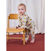 bobo choses bobo choo choo all over baby body light heather gray