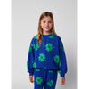 bobo choses lucky clover all over sweatshirt blue