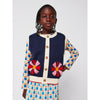 bobo choses kaleidoscope vest navy blue