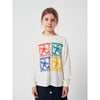 bobo choses rainbow mr pencil t-shirt offwhite