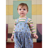 bobo choses game pawns all over light denim baby overall light blue
