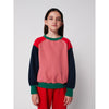 bobo choses tic tac toe color block sweatshirt multicolor