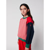 bobo choses tic tac toe color block sweatshirt multicolor