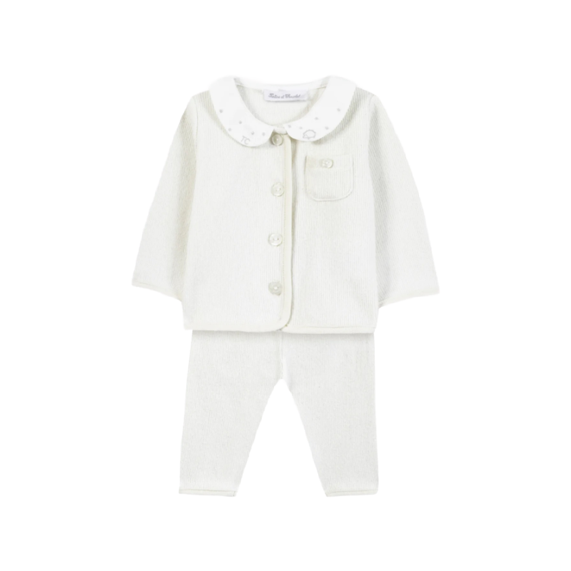 tartine et chocolat baby set pearl