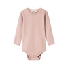marmar copenhagen long sleeve baby body faded rose
