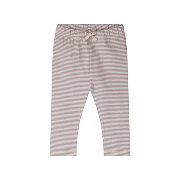 gray label baby leggings berry/cream