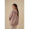 gray label hoodie faded pink