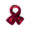 oilily poodle scarf maroon