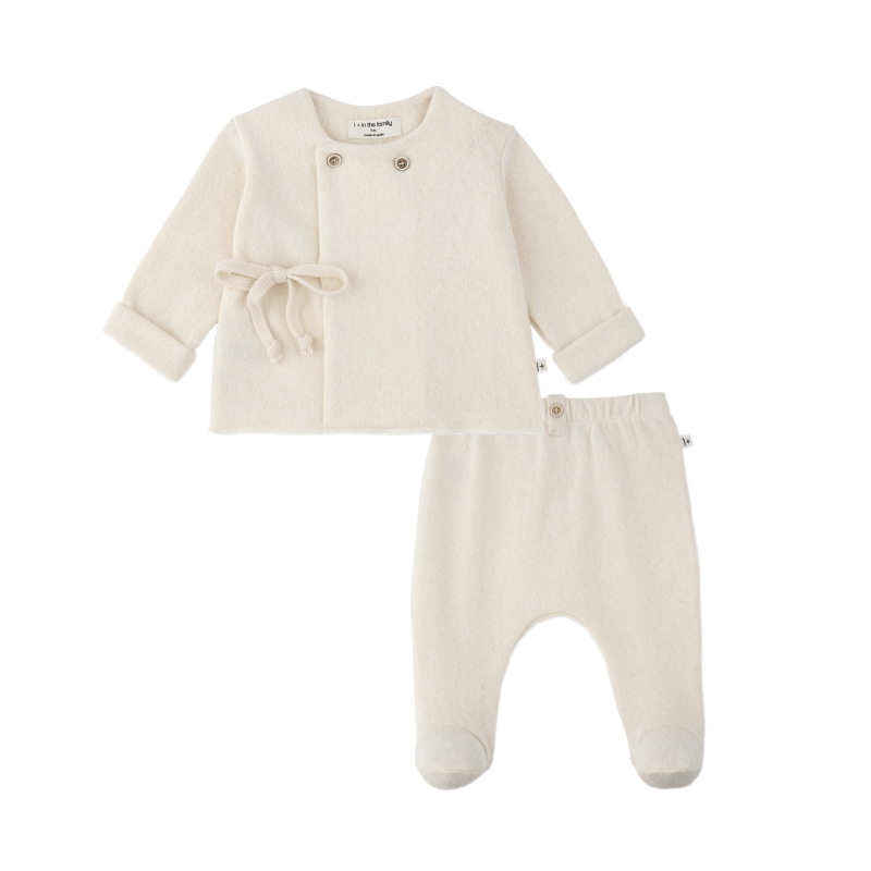 1+ in the family pessac baby set ecru