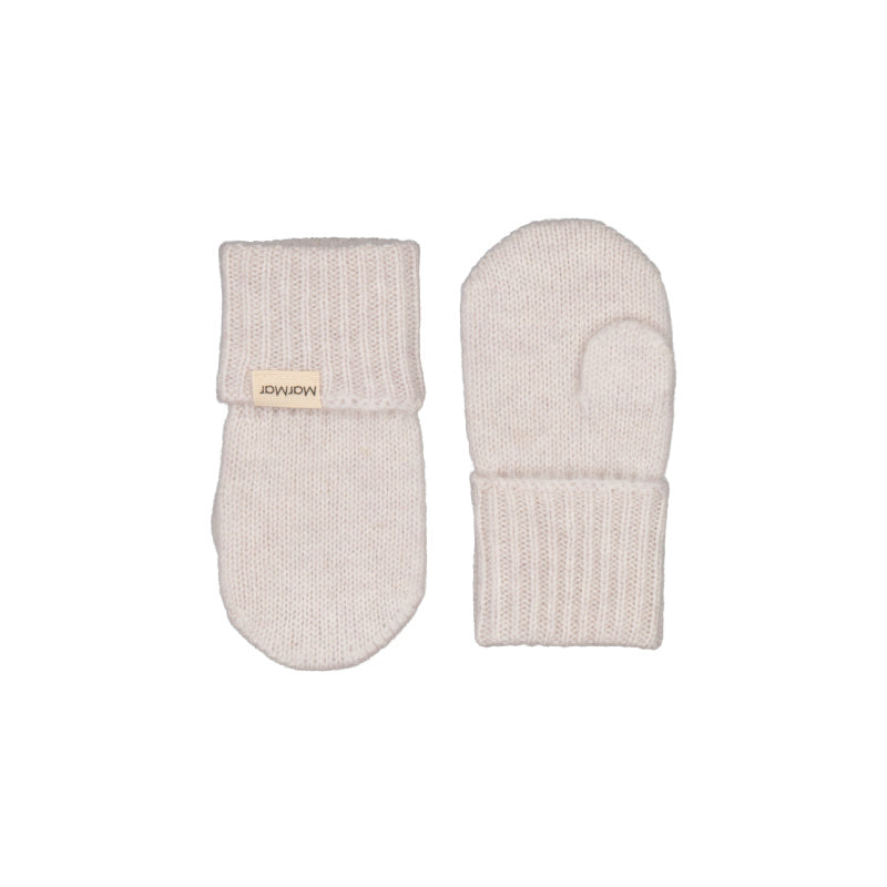 marmar copenhagen alvilda cashmere baby mittens beige melange