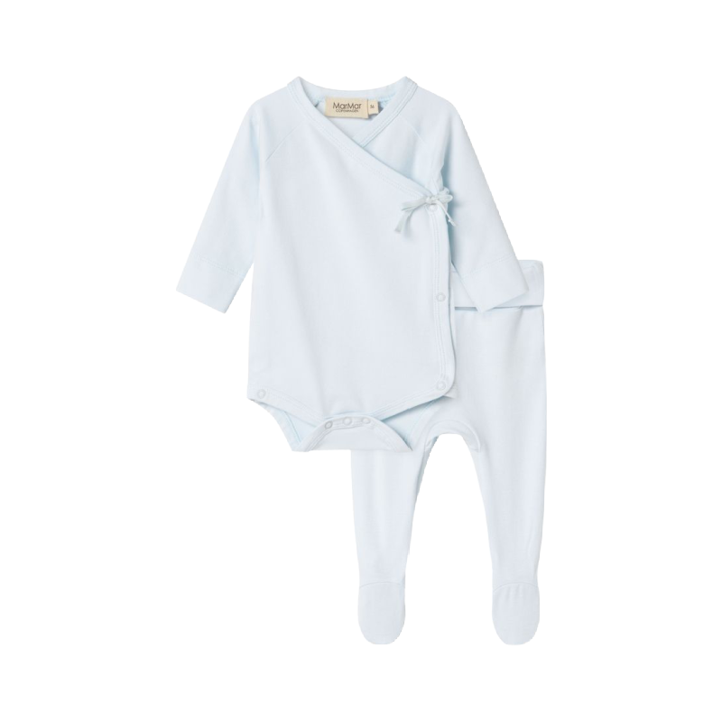 marmar copenhagen baby 2 piece outfit gift light blue